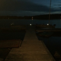 dusk on the dock