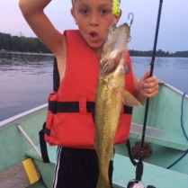 Owen and his catch